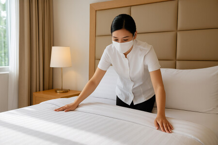 Dịch Vụ Giặt Chăn Ga Gối Khách Sạn Trọn Gói